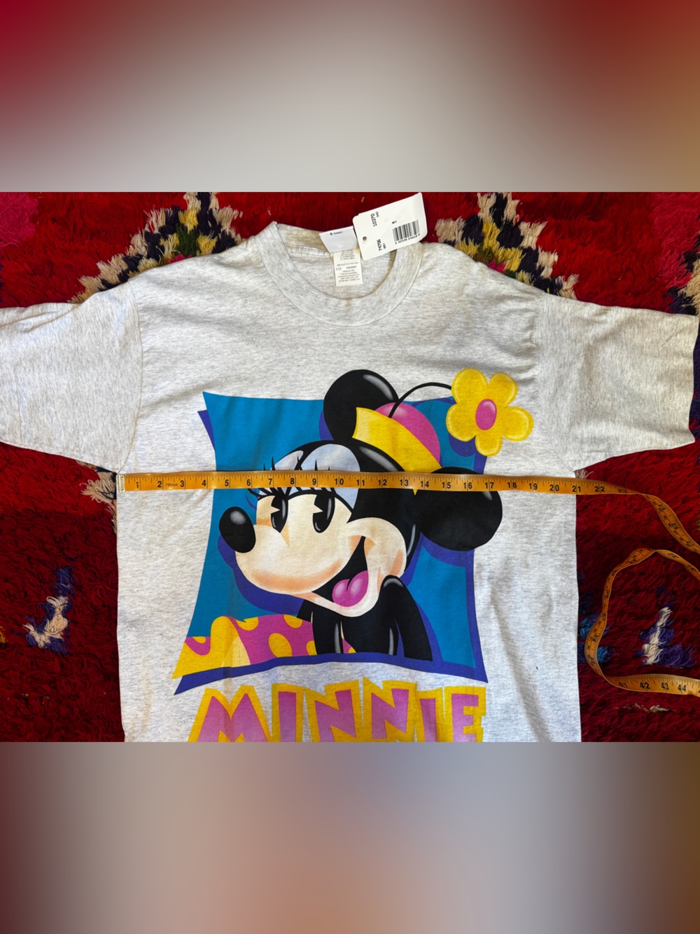 90s Vintage Deadstock NWT Minnie Mouse Disney T - Sz M - Picture 6 of 7